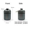 Aluminum Alloy Pill Keychain Holder Small Pill Box Pill Case Waterproof Pill Organizer Stonego Portable Pill Holder Keychain