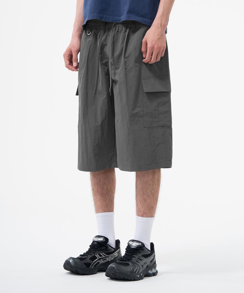 Descheuis [Renew Ver.] Nylon Wide Cargo Half Pants