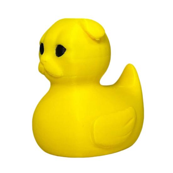 3D Printed Duck Figurine Funny Cat/Dog/Lamb Duck Statue Cute Animal A