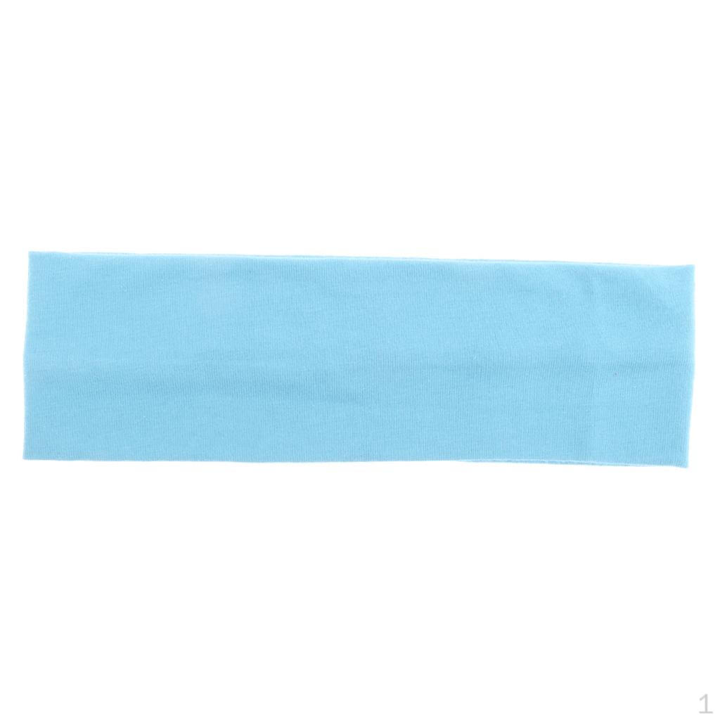 

Повязка на голову Эластичные повязки Впитывание пота Light Blue