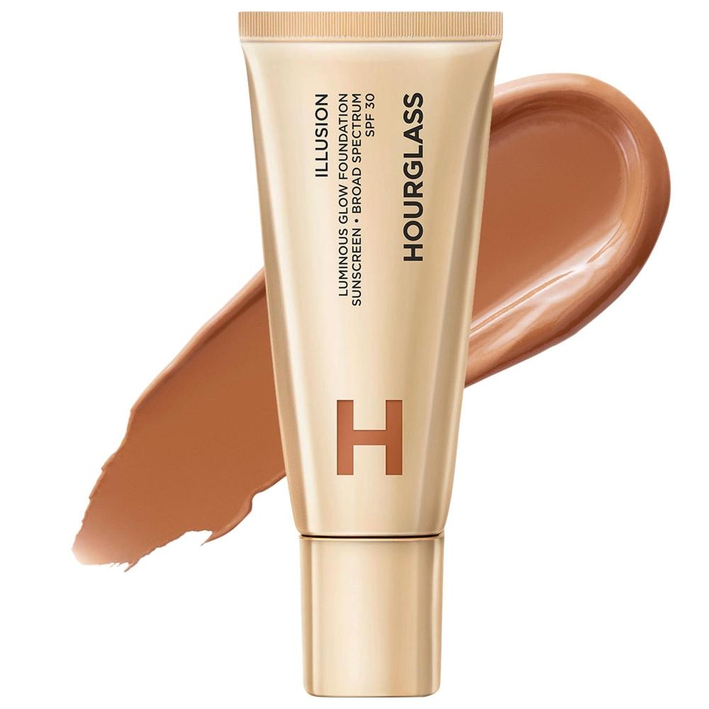 Hourglass Illusion Luminous Glow Foundation LSF 30 1,1 oz 35 ml 21 Medium Deep Warm Peach