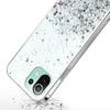 Case for Xiaomi Mi 11 Lite / Mi 11 Lite 5G / 11 Lite 5G NE, Glittery, transparent