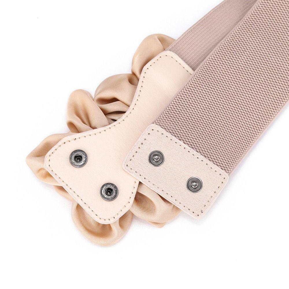Casual Wide Elastic Belt Chic Ladies Dress Cummerbands Skirt Dress Coat Decor Accessories