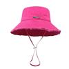 Frayed Edge Cotton Bucket Hat: Summer Sun Protection for Outdoor Travel and Shopping