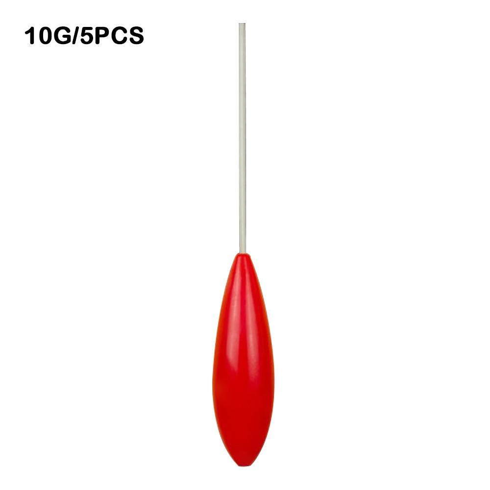 

5pcs 10g-50g Fly Fishing Shot Assistant Extremely Eye-catching Long Cast Assistor Floating 10g