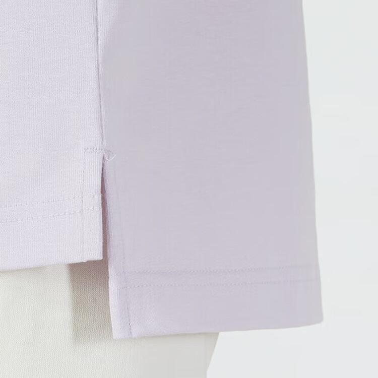 Puma Solid Color Logo Print Casual Short Sleeve Polo Unisex Tops Purple 537039-17