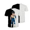 Dragon Ball Women Men's T-shirts 3D Printed O-Neck Oversized Short Sleeves Fashion Mens Clothing Streetwear