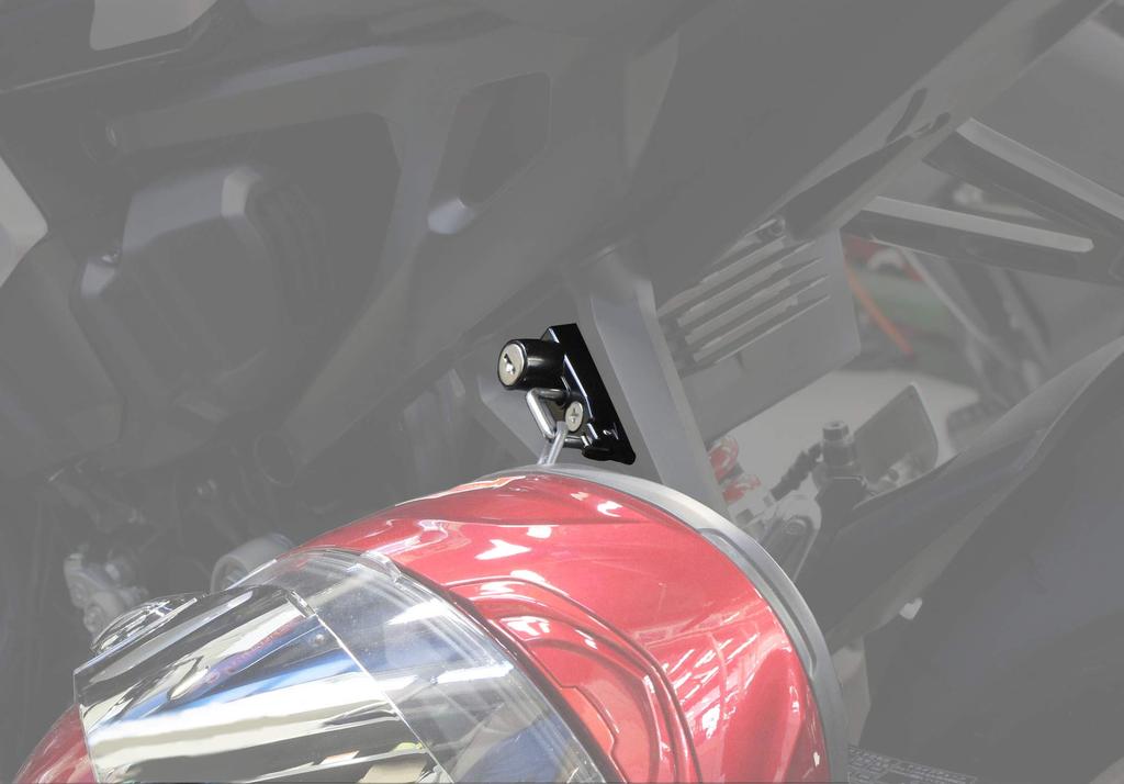 Kijima Bike Parts Helmet Lock Holder Steel Anti-Theft CB1000R('18-) 303-1594