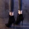 Fashion Booties Stripper Spring Autumn Suede Pole Woman Short Shoes High Quality Comfortable and Elegant Footwear Ankle Boots for Women
