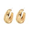 Xiaoqing Fresh Wind Women's Earrings Simple U-shaped Design Earrings Versatile Temperament Earrings