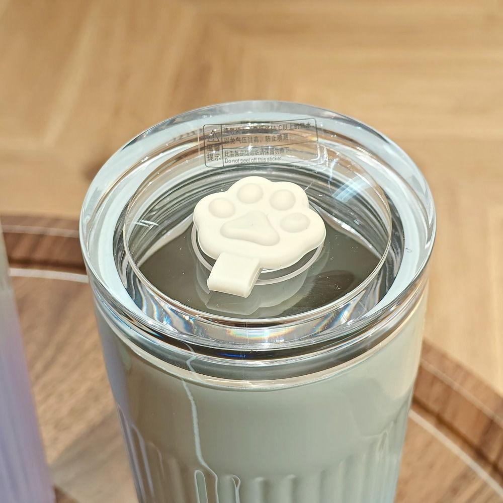 500ml Hot Cold Water Bottle 304 Stainless Steel Insulated Cup Portable Straw Cup  Outdoor