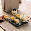 Ru Kiln Tea Set Ceramic Kung Fu Tea Set Household High-end Tea Tea Cup Holiday Gifts Business Gifts