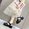 Leather Baotou Roman Sandals Women's High Heel 2025 New Platform Muffin Shoes Summer Hollow Heel Pig Cage Shoes