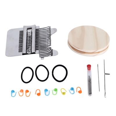 Small Weaving Loom 14 Hooks Wood Frame Darning Loom Type Weave Tool Handcrafted Convenient DIY