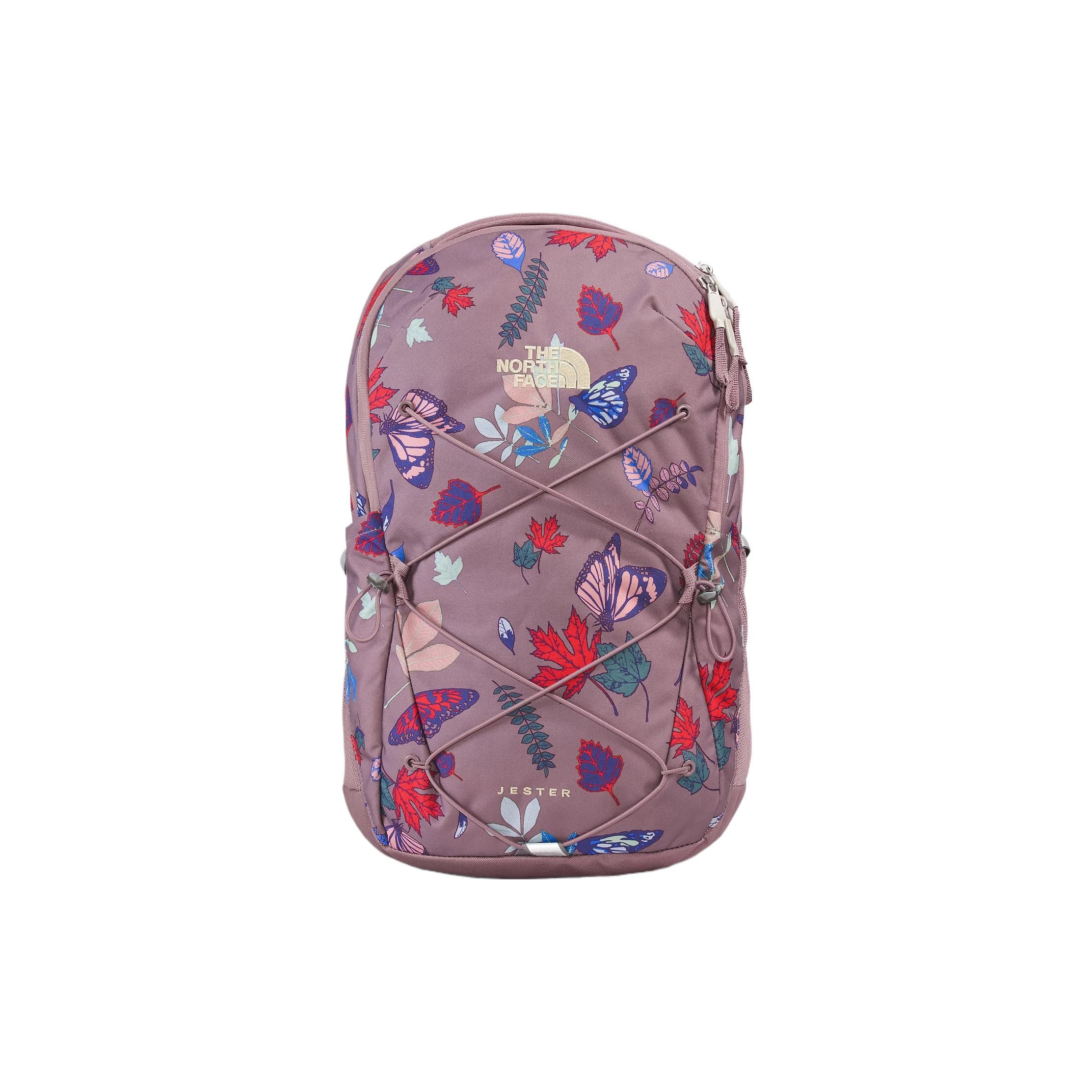 The North Face 27L Leaf Butterfly Print Zipper Backpack Women backpack Lavender NF0A3VXGO3K One Size 8100₽