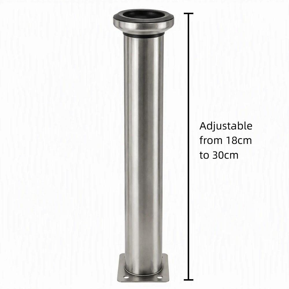 Stainless Steel Furniture Legs with Non Slip Pads Furniture Feet Sofa Bed Support Upgrade