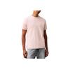 Soft Casual Comfortable Crew Neck Short Sleeve T-Shirt Men Tops Light-Pink 40BC238-831