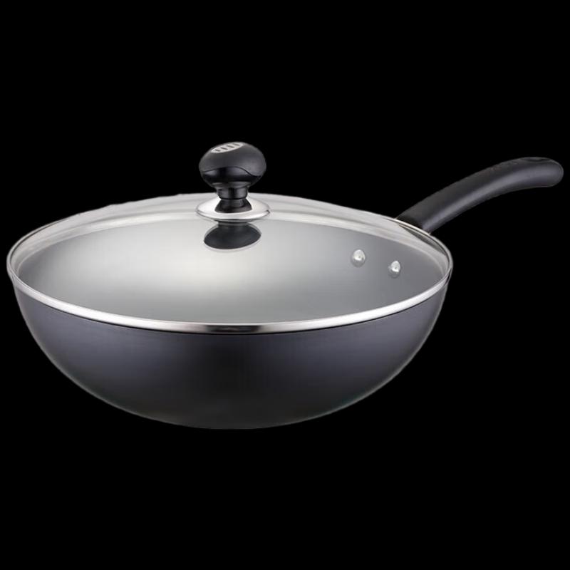 ASD 30cm Non-Coated Fine Iron Stir-fry Wok