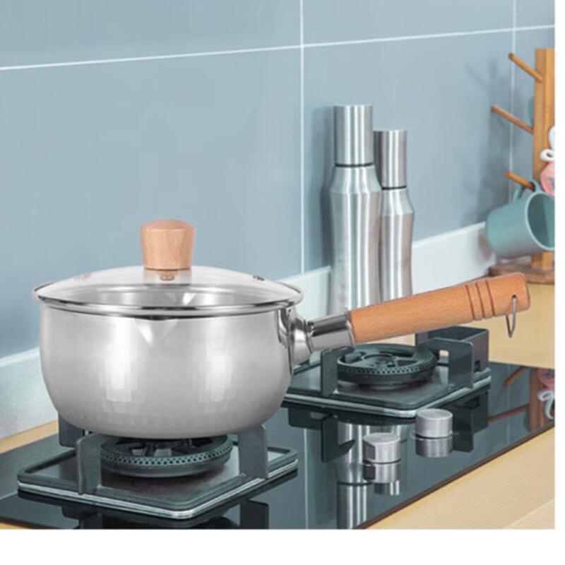 KOBACH 304 Stainless Steel Non-stick Yukihira Pot with Lid