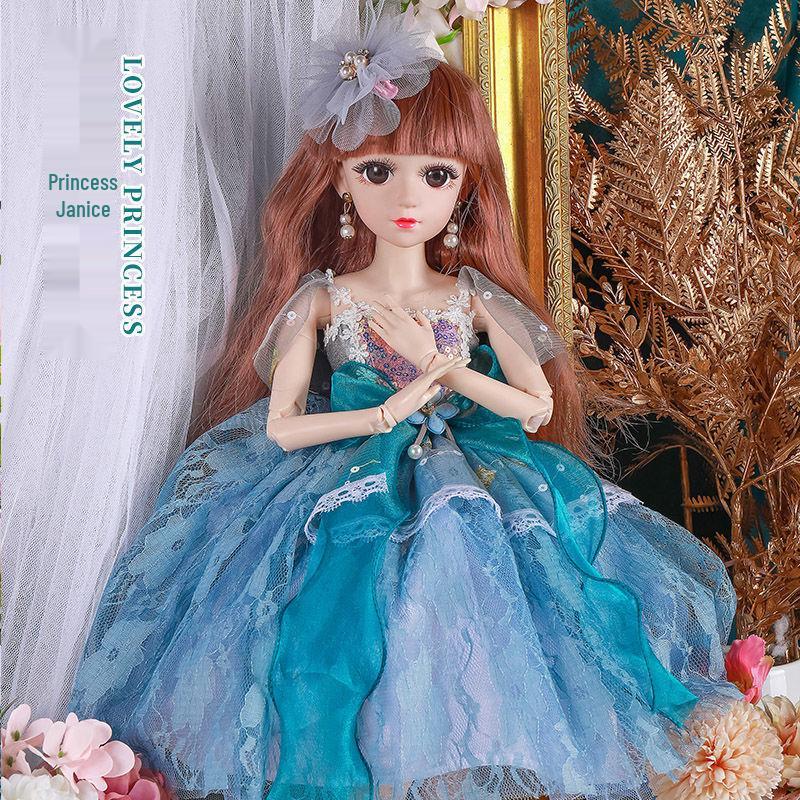 60cm Princess Dress-Up Doll Set for Girls - Perfect Birthday Gift
