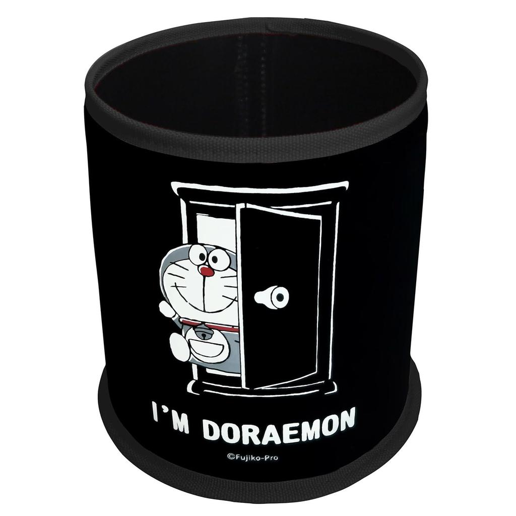 Meiho Doraemon Trash Small Item DE013 I'm Dustbin, Can, Storage, Black,