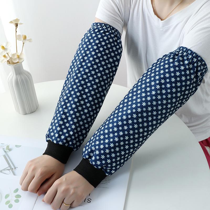 Öl- und Fleckenbeständige Polyester-Baumwoll-Armschoner für Damen & Herren - Schützende Arbeits- und Reinigungsärmel für Herbst und Winter