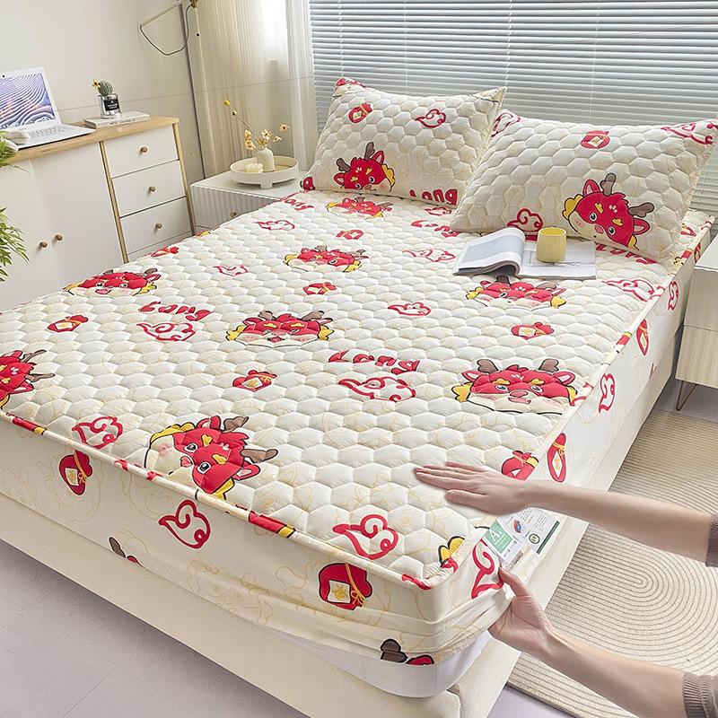 New Class a All Cotton Quilted Fitted Sheet Waterproof To Prevent Leakage of Urine Mattress Cover