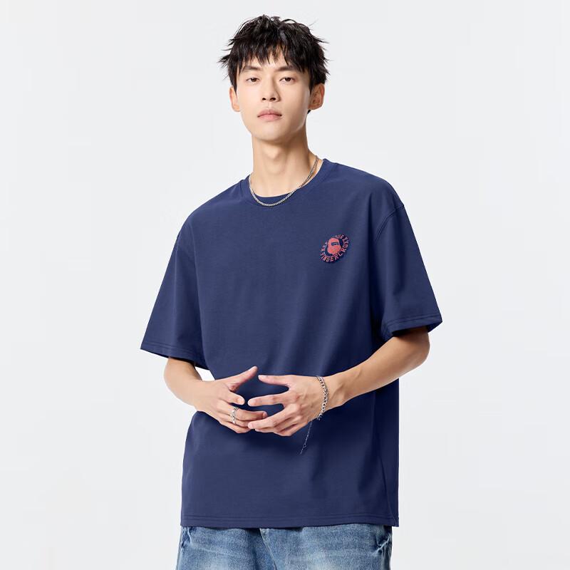 Fingercroxx Herren Schweres Reines Baumwoll Kurzarm T-Shirt