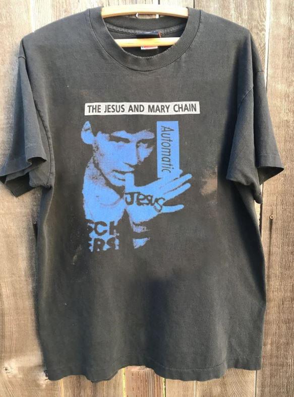 

1989 THE JESUS AND MARY CHAIN Band Graphic Charcoal Unisex Shirt S-5XL KH16539 Unisex T-Shirt XXXL
