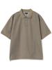 Beams S/S Polo Tech Polo Shirt, Men's, Taupe, Size L