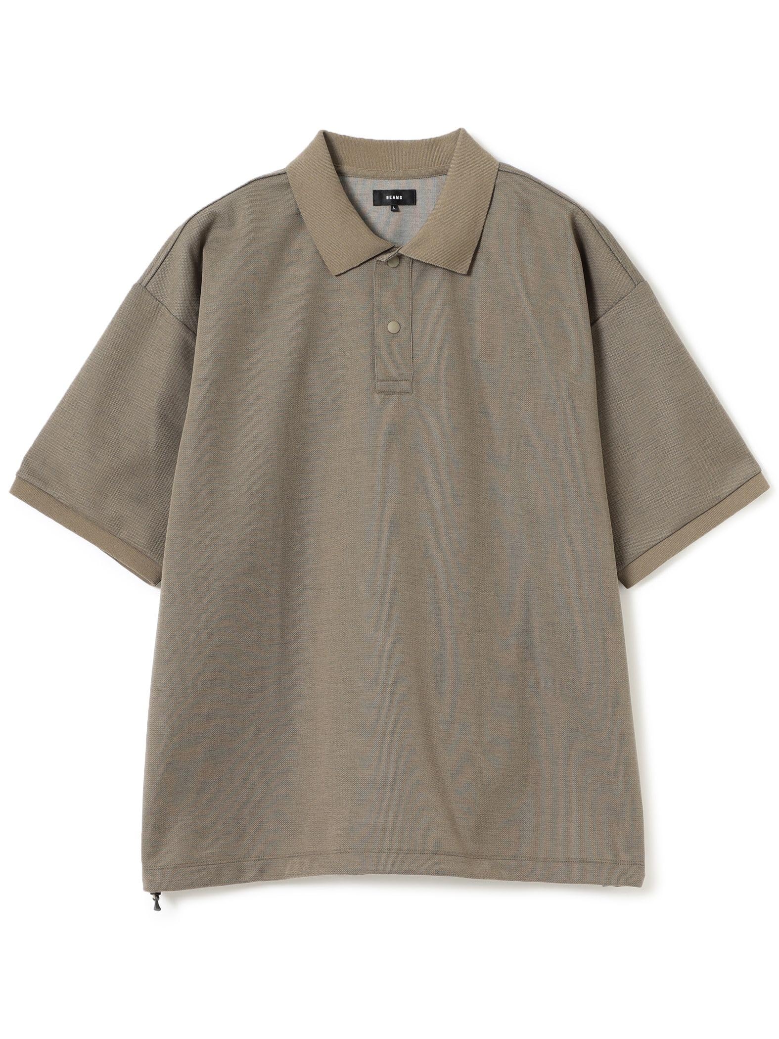 

Beams S/S Polo Tech Polo Shirt, Men s, Taupe, Size L