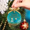 Friendship Ornaments for Women Friends 2D Acrylic Decorative Pendant for Christmas Tree Friend Keepsake Pendant for Colleague
