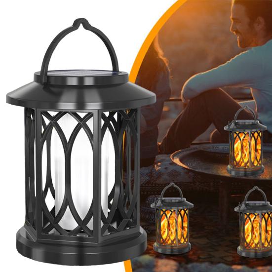 Solar Light Outdoor Garden Flame Lamp Automatic Charging Energy Saving IP65 Waterproof Simple