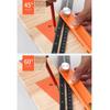 Adjustable Measuring Tool Detachable Right Angle Ruler Angle Marking Sliding Level Ruler  Carpentry