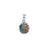 Real Citrine minimal pendant for women 92.5 silver obval gemstone pendant for her