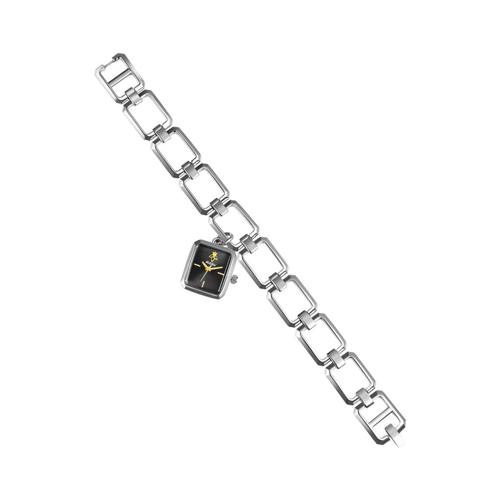Square Women'S Watch Skeleton Strap Light Luxury Design Pendant Women'S Watch Pendant Bracelet Watch