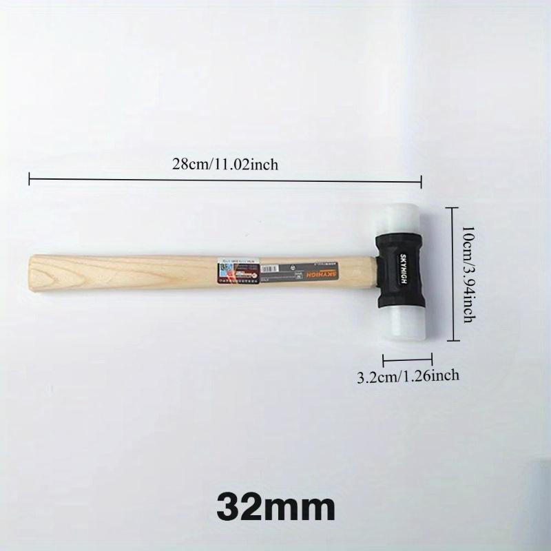 1Pc Nylon Head Mallet Hammer Dual Face Jewelry Metal Art Leather Craft Tool Handmade DIY Leather Punch 32/35mm Choose