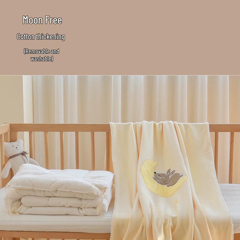 Moon Rabbit Baby Cotton Quilt