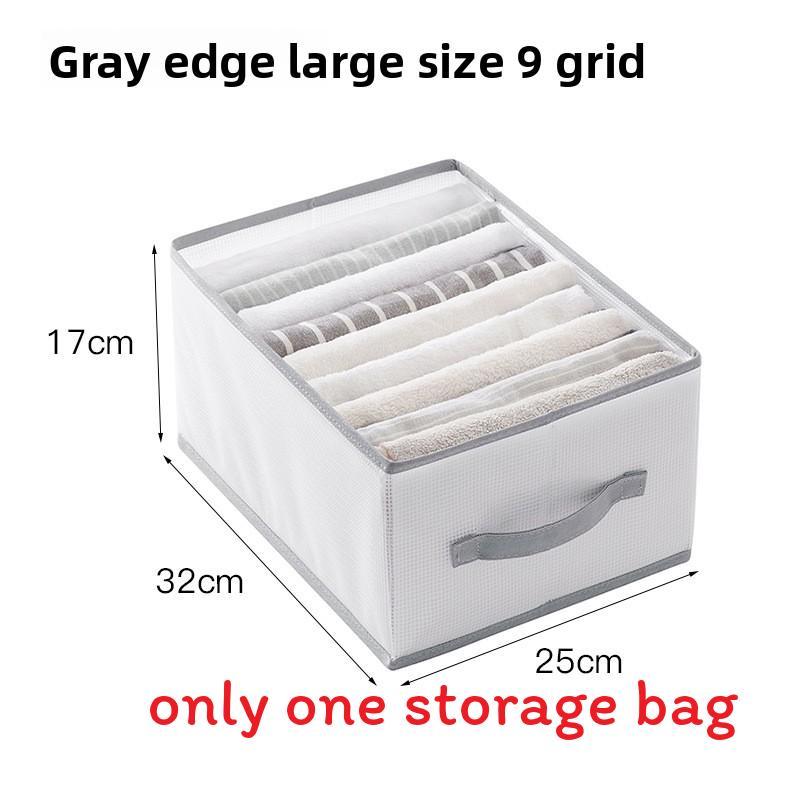 Modern Foldable Clothing Storage Bin With Handles For Bedroom Closet Organization