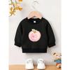Easy Print Pattern, Comfortable And Skin-Friendly Sweatshirt for Baby Girls Aged 0-3 Years