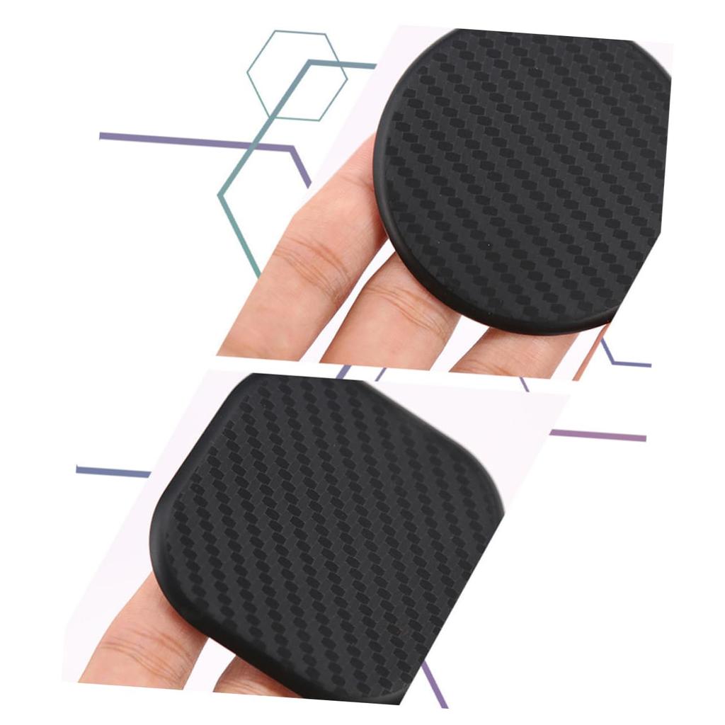 ABOOFAN 4pcs Car Coaster Cup Holder for Drink Travel Decoration Silicone Coaster Car Cup