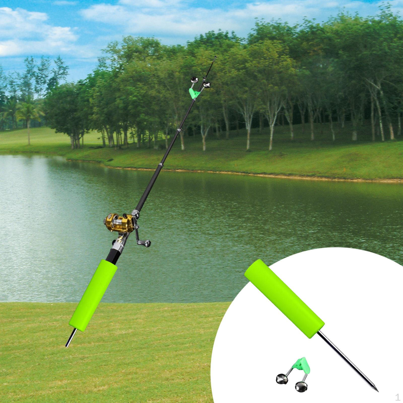 

Держатель для удочки, подставка для удилища, легкий, разборный, с колокольчиками, поддержка для зелёный