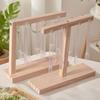 T/L-Shaped False Nail Art Color Card Display Stand Gel Polish Template Nail Art Tips Sample Stand Nail Polish Practice Shelf