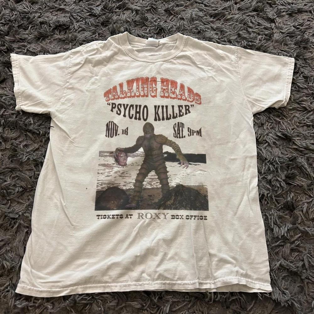 

Talking Heads Psycho Killer Rare White Short Sleeve Unisex Shirt S5XL WA2152 Unisex T-Shirt L