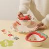 Huaqingge Fruit Party Embossed Kids Dinnerware Set