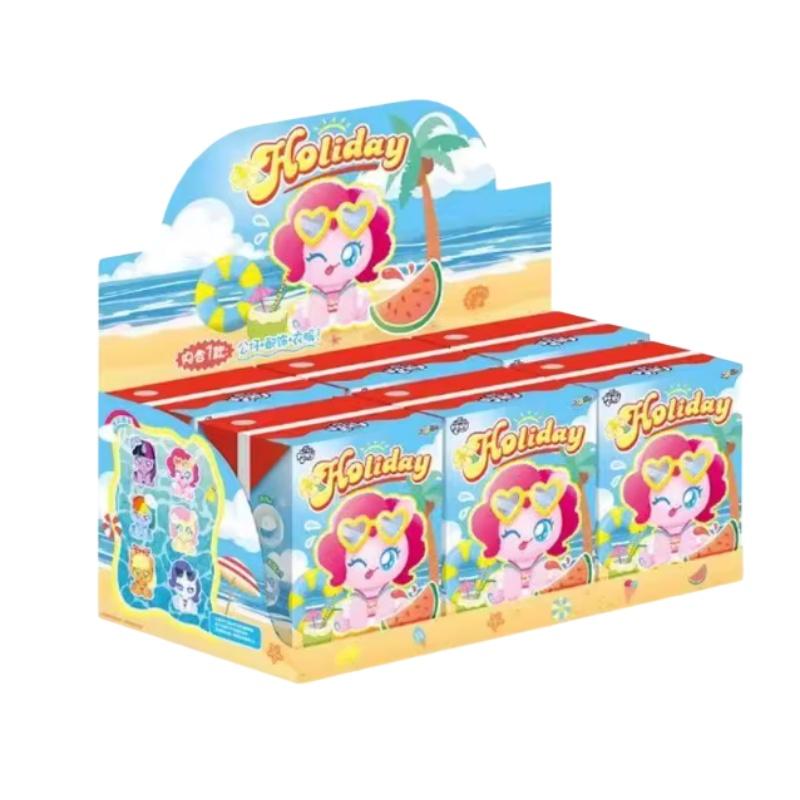 New REESEE TOYS My Little Pony Holiday Series Anime Pinkie Pie Plush Doll Bag Pendant Stuffed Collection Trendy Blind Box Gift