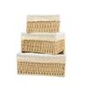 Rattan Paper Rope Woven Storage Basket for Snacks, Toys, and Sundries
