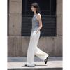 Demana Faux Two-Piece U-Neck Vest T-Shirt