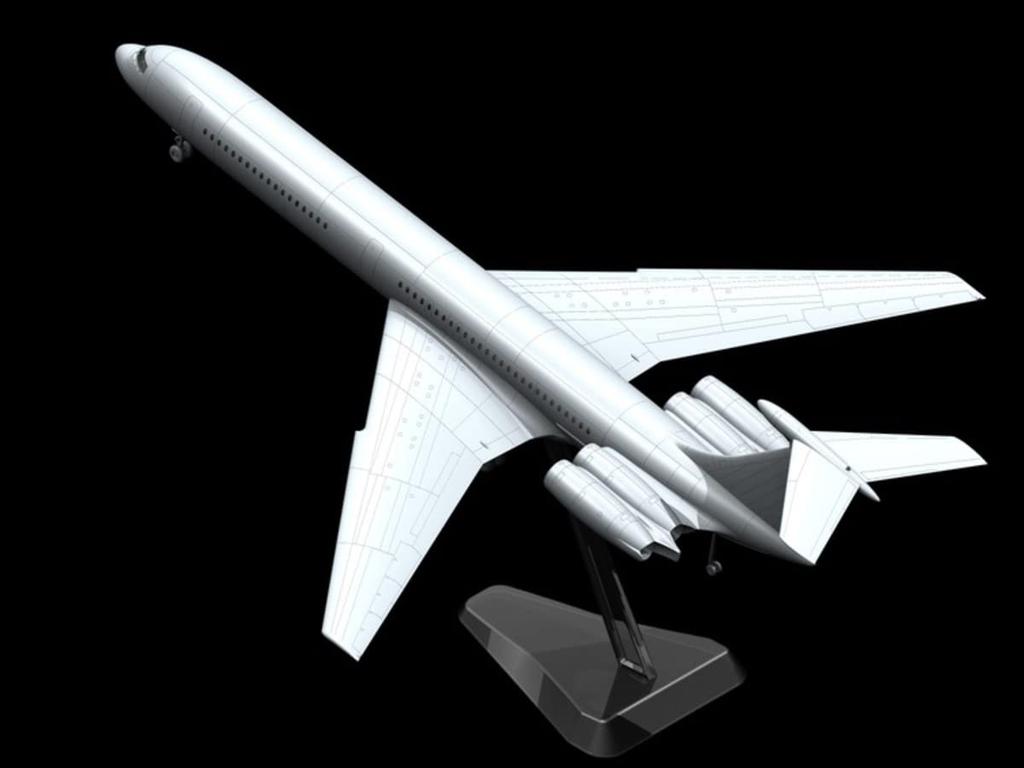 ICM 1/144 Scale Ilyushin IL-62M Long-Haul Passenger Aircraft Plastic Model