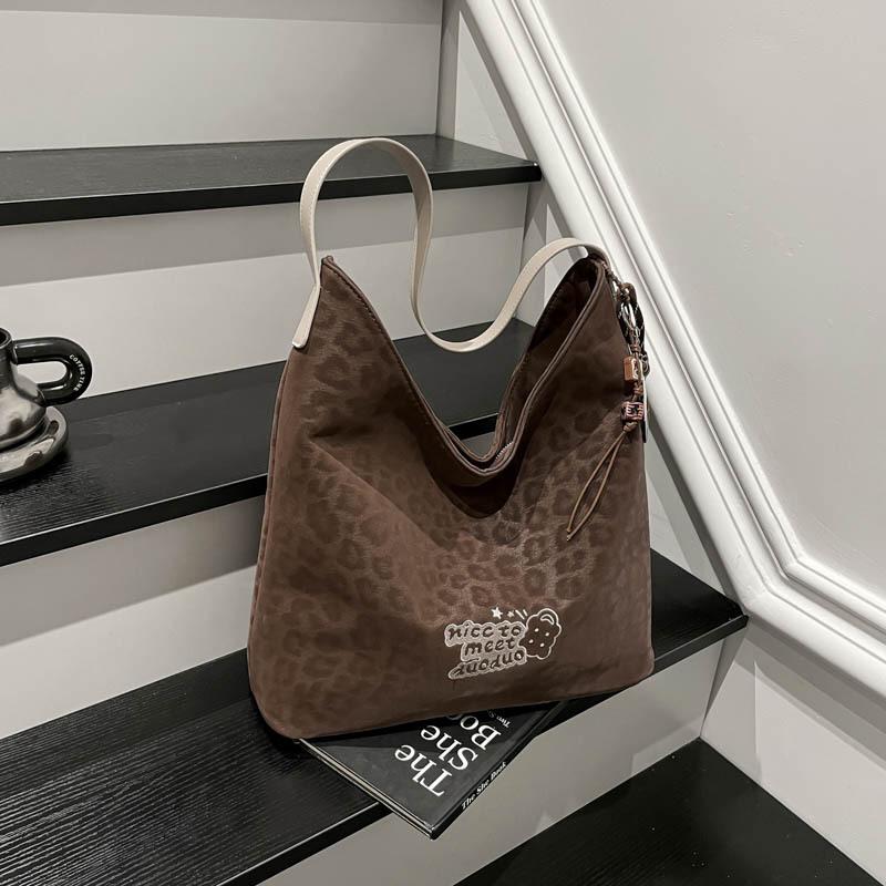 Suede Bag Women's Large-capacity Autumn and Winter Versatile Shoulder Bag Textured Commuter Tote Bag